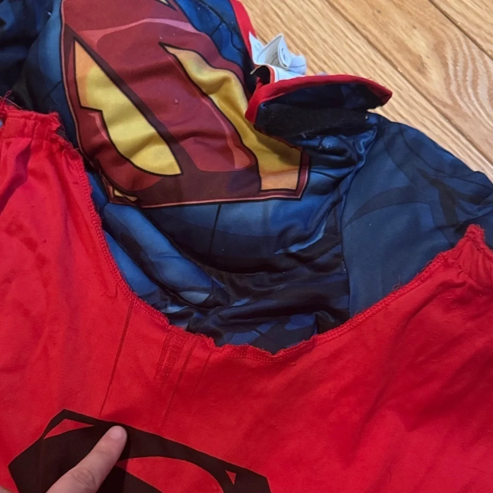 Superman Kids Halloween Costume with Cape - Blue and Red